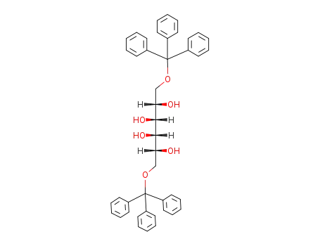 Molecular Structure of 161754-54-7 (1,6-di-O-trityl-galactitol)