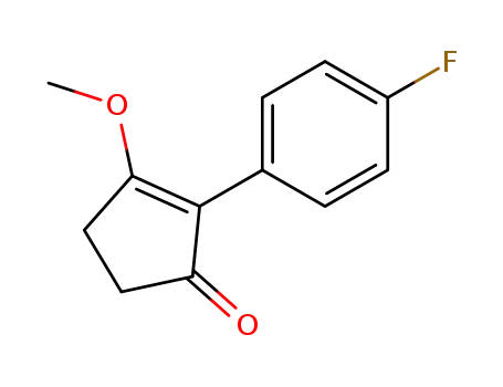 3-methoxy-2-(4-fluorophenyl)-2-cyclopenten-1-one