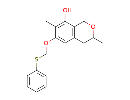 3,7-dimethyl-8-hydroxy-6-phenylthiomethoxyisochroman