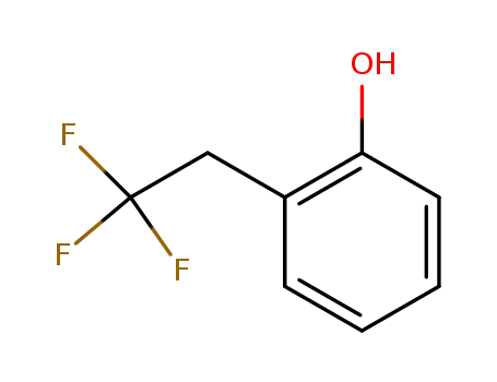 Molecular Structure of 440659-12-1 (Phenol, 2-(2,2,2-trifluoroethyl)-)