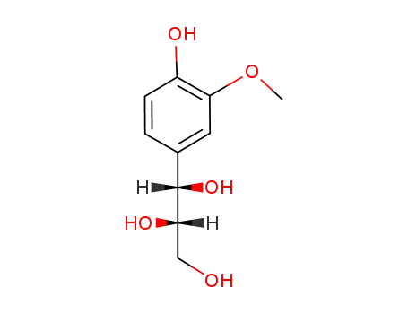 1,2,3-Propanetriol, 1-(4-hydroxy-3-methoxyphenyl)-, (1S,2S)-