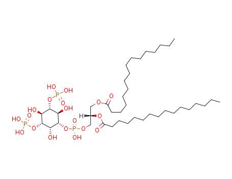 D-myo-Inositol, 1-(2R)-2,3-bis(1-oxohexadecyl)oxypropyl hydrogen phosphate 3,5-bis(dihydrogen phosphate)