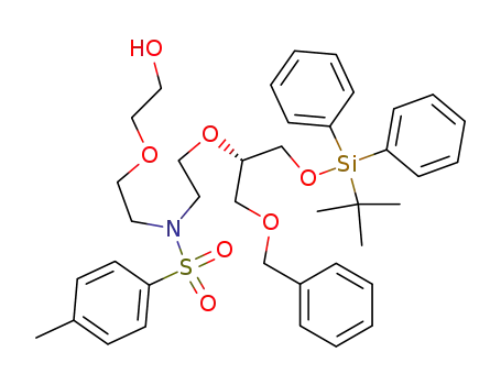 (S)-1-benzyloxy-2-[(tert-butyldiphenylsilyloxy)methyl]-6-N-(p-toluenesulfonyl)-6-aza-3,9-dioxa-11-undecanol