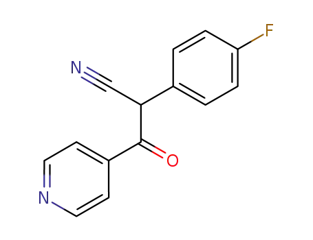 4-Pyridinepropanenitrile, a-(4-fluorophenyl)-b-oxo-
