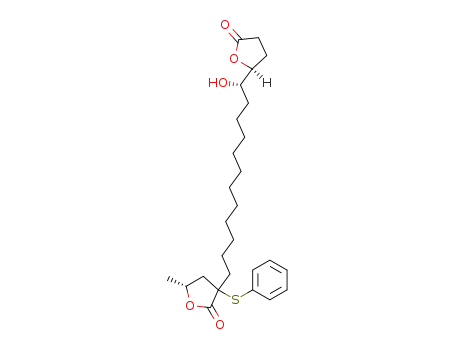 (5R)-3-[(S)-12-hydroxy-12-((S)-5-oxotetrahydrofuran-2-yl)dodecyl]-5-methyl-3-(phenylsulfanyl)dihydrofuran-2-one