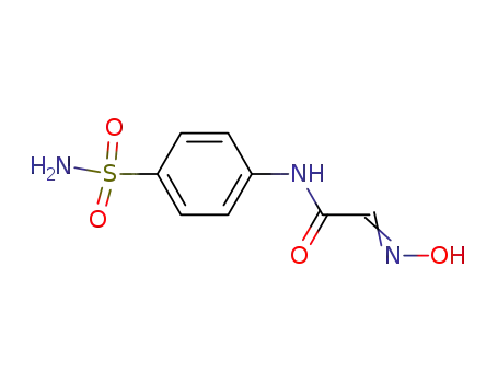 Molecular Structure of 17116-54-0 (Acetamide, N-[4-(aminosulfonyl)phenyl]-2-(hydroxyimino)-)