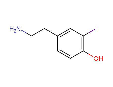 Phenol, 4-(2-aminoethyl)-2-iodo-