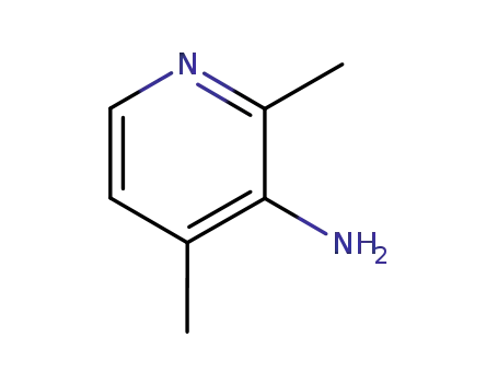Molecular Structure of 1073-21-8 (3-Amino-2,4-dimethylpyridine)