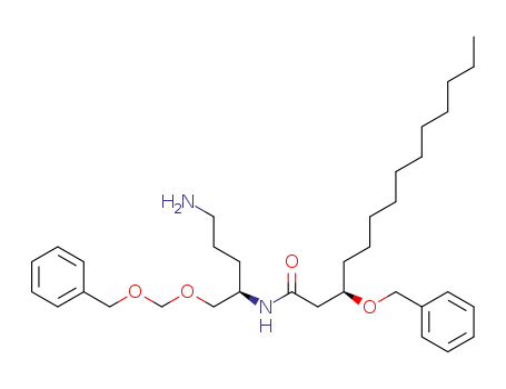 (2R)-5-amino-2-[(R)-3-benzyloxytetradecanoylamino]pentan-1-ol benzyloxymethyl ether