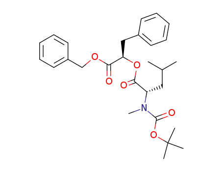 L-Leucine, N-[(1,1-dimethylethoxy)carbonyl]-N-methyl-,
(1R)-2-oxo-2-(phenylmethoxy)-1-(phenylmethyl)ethyl ester