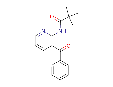 Molecular Structure of 125867-32-5 (2-Pivaloylamino-3-benzoylpyridine)