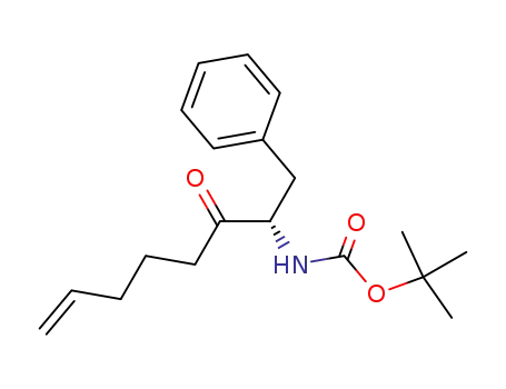 (7S)-6-oxo-7-amino-8-phenyl-N-Boc-octene