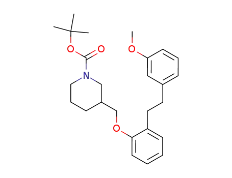 1-tert-butoxycarbonyl-3-[2-[2-(3-methoxyphenyl)ethyl]phenoxymethyl]piperidine