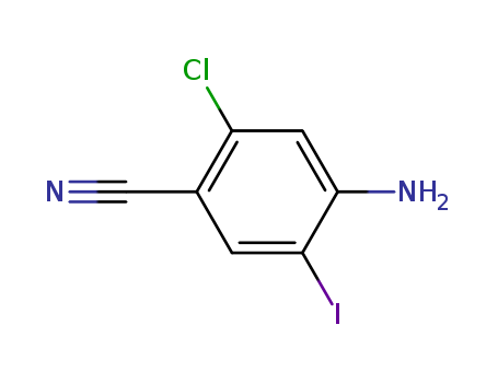 4-aMino-2-chloro-5-iodobenzonitrile