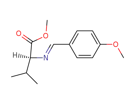 Methyl 2-<N-(4-methoxybenzylidene)amino>-3-methylbutanoate