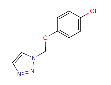 Molecular Structure of 80200-18-6 (Phenol, 4-(1H-1,2,3-triazol-1-ylmethoxy)-)