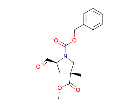 (2S,4R)-1-benzyloxycarbonyl-2-formyl-4-methoxycarbonyl-4-methylpyrrolidine