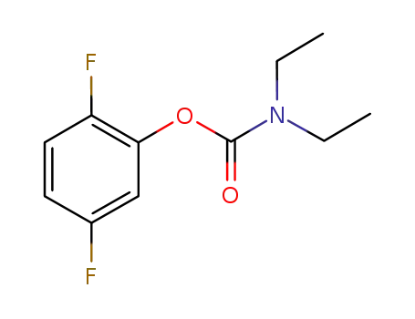 Molecular Structure of 1207163-57-2 (O-2,5-difluorophenyl N,N-diethylcarbamate)