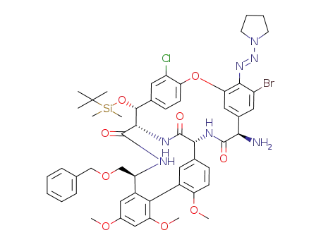 C<sub>53</sub>H<sub>61</sub>BrClN<sub>7</sub>O<sub>9</sub>Si