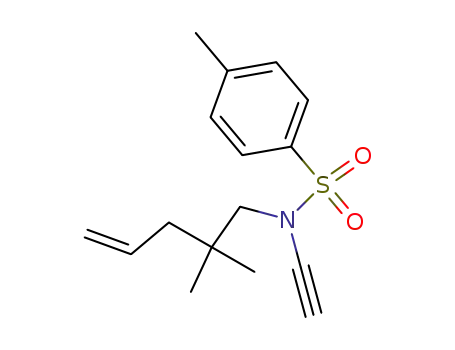 N-(2,2-dimethylpent-4-enyl)-N-ethynyl-p-toluenesulfonamide