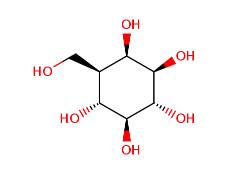 Molecular Structure of 86853-30-7 (D-myo-Inositol, 3-deoxy-3-(hydroxymethyl)-)