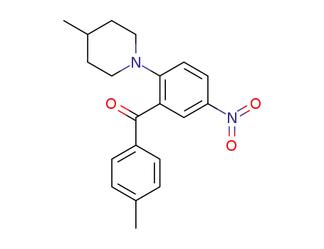 Methanone, (4-methylphenyl)[2-(4-methyl-1-piperidinyl)-5-nitrophenyl]-