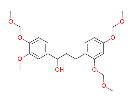 1-(3-methoxy-4-methoxymethoxyphenyl)-3-(2,4-dimethoxyphenyl)-1-propanol