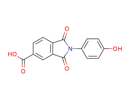 2-(4-hydroxyphenyl)-1,3-dioxo-2,3-dihydro-1H-isoindole-5-carboxylic acid