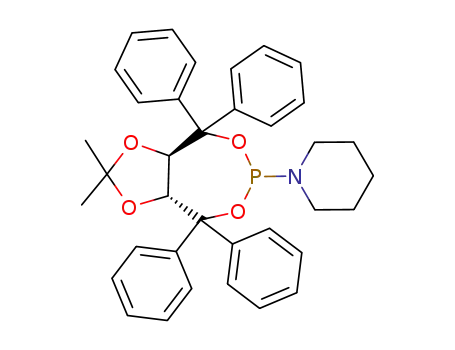 1-[(3aS,8aS)-tetrahydro-2,2-diMethyl-4,4,8,8-tetraphenyl-1,3-dioxolo[4,5-e][1,3,2]dioxaphosphepin-6-yl]- Piperidine