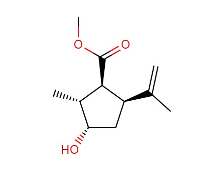 Cyclopentanecarboxylic acid, 3-hydroxy-2-methyl-5-(1-methylethenyl)-, methyl ester, (1S,2R,3S,5S)- (9CI)
