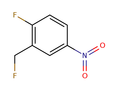 Molecular Structure of 63878-68-2 (1-Fluoro-2-(fluoroMethyl)-4-nitrobenzene)