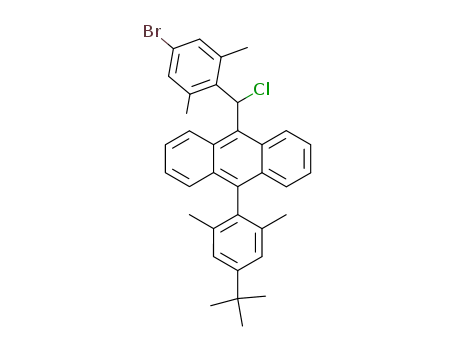 Anthracene,
9-[(4-bromo-2,6-dimethylphenyl)chloromethyl]-10-[4-(1,1-dimethylethyl)-
2,6-dimethylphenyl]-