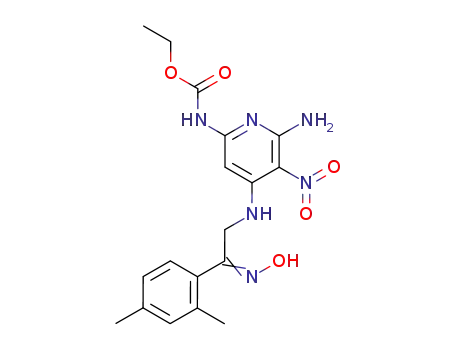 Carbamic acid,
[6-amino-4-[[2-(2,4-dimethylphenyl)-2-(hydroxyimino)ethyl]amino]-5-nitro
-2-pyridinyl]-, ethyl ester