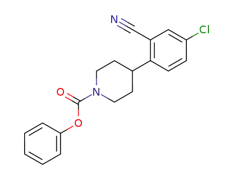 phenyl 4-(4-chloro-2-cyanophenyl)piperidine-1-carboxylate