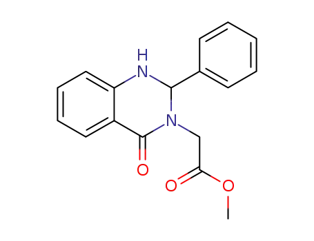 1,2,3,4-Tetrahydro-2-phenyl-chinazolin-4-on-3-yl-essigsaeure-methylester