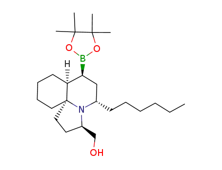 [(3R,5S,7S,7aS,11aR)-5-Hexyl-7-(4,4,5,5-tetramethyl-[1,3,2]dioxaborolan-2-yl)-decahydro-pyrrolo[2,1-j]quinolin-3-yl]-methanol