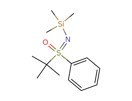 Molecular Structure of 222306-91-4 (S-tert-butyl-N-trimethylsilyl-S-phenylsulfoximine)