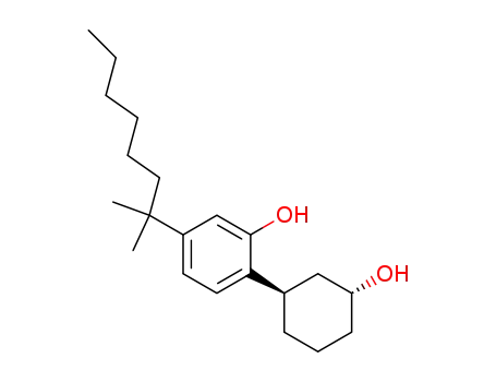 Molecular Structure of 70434-83-2 (Phenol, 5-(1,1-dimethylheptyl)-2-(3-hydroxycyclohexyl)-, trans-)