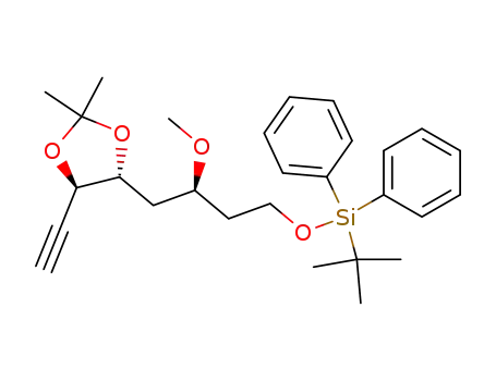 tert-Butyl-[(S)-4-((4R,5R)-5-ethynyl-2,2-dimethyl-[1,3]dioxolan-4-yl)-3-methoxy-butoxy]-diphenyl-silane