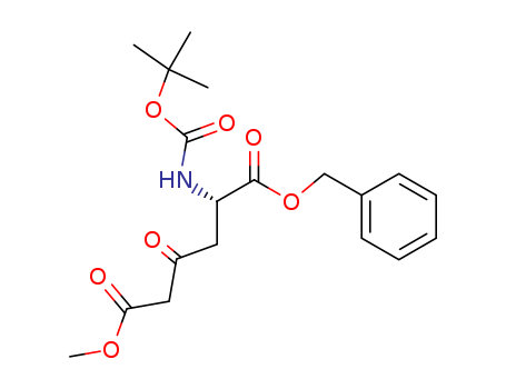 Benzyl-2-N-BOC-5-carbomethoxy-4-oxo-pentanate