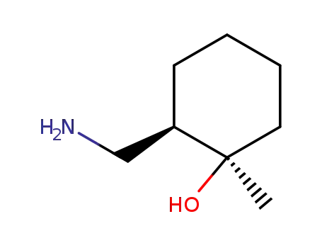 Molecular Structure of 202921-94-6 (CIS-2-AMINOMETHYL-1-METHYL-CYCLOHEXANOL)