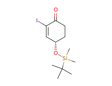 (4S)-4-[(tert-Butyldimethylsilyl)oxy]-2-iodocyclohex-2-en-1-one