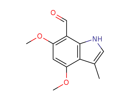 1H-Indole-7-carboxaldehyde, 4,6-dimethoxy-3-methyl-