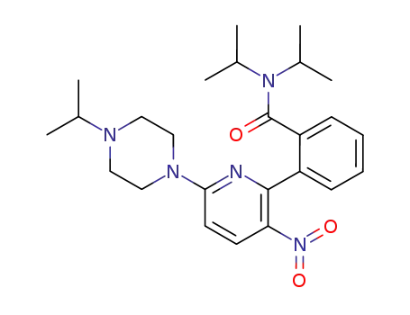 N,N-diisopropyl-2-[6-(4-isopropylpiperazin-1-yl)-3-nitropyridin-2-yl]benzamide