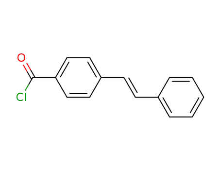 E-4-(2-phenylethenyl)benzoyl chloride