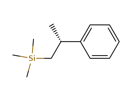 Molecular Structure of 33632-82-5 (Silane, trimethyl(2-phenylpropyl)-, (R)-)
