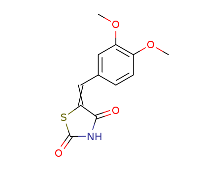 5-[(3,4-dimethoxyphenyl)methylidene]thiazolidine-2,4-dione cas  6325-95-7