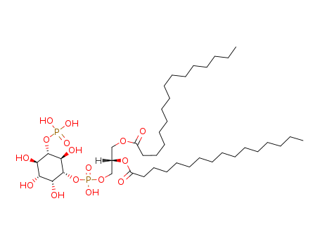 D-myo-Inositol, 1-(2R)-2,3-bis(1-oxohexadecyl)oxypropyl hydrogen phosphate 3-(dihydrogen phosphate)