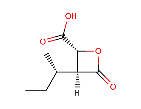 2-Oxetanecarboxylic acid, 3-[(1S)-1-methylpropyl]-4-oxo-, (2R,3S)-
