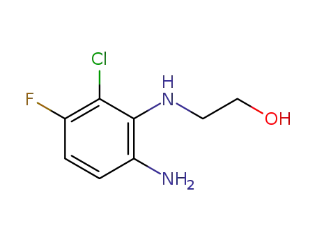 2-[(6-amino-2-chloro-3-fluorophenyl)amino]ethanol